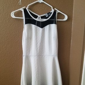 White and Black Sports Dress